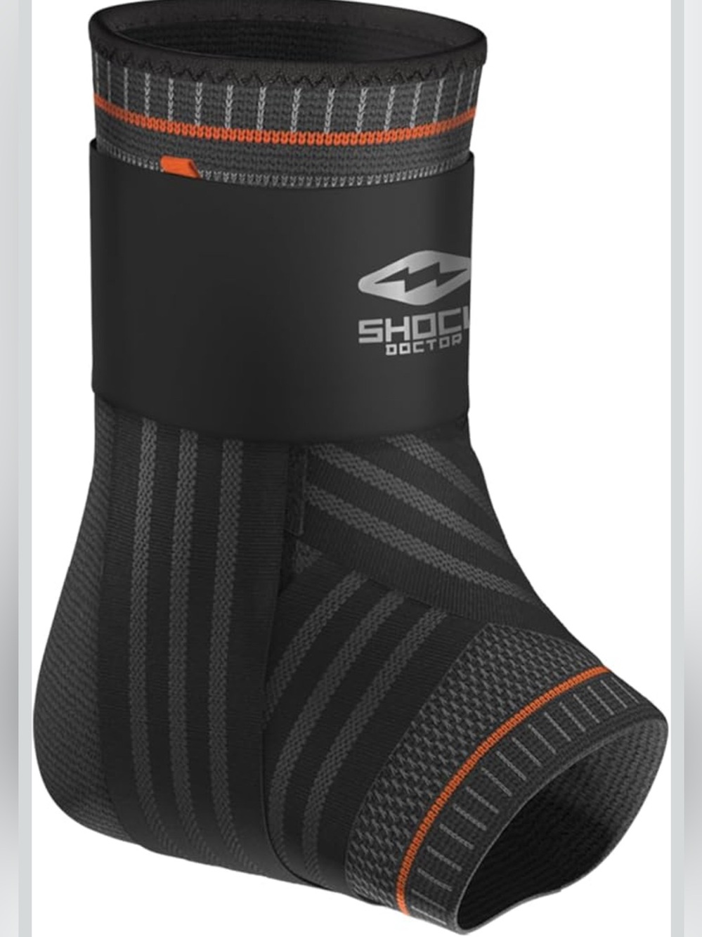 Shock Doctor Ultra Knit Ankle Brace W/Figure 6 Strap & Stays Medium M